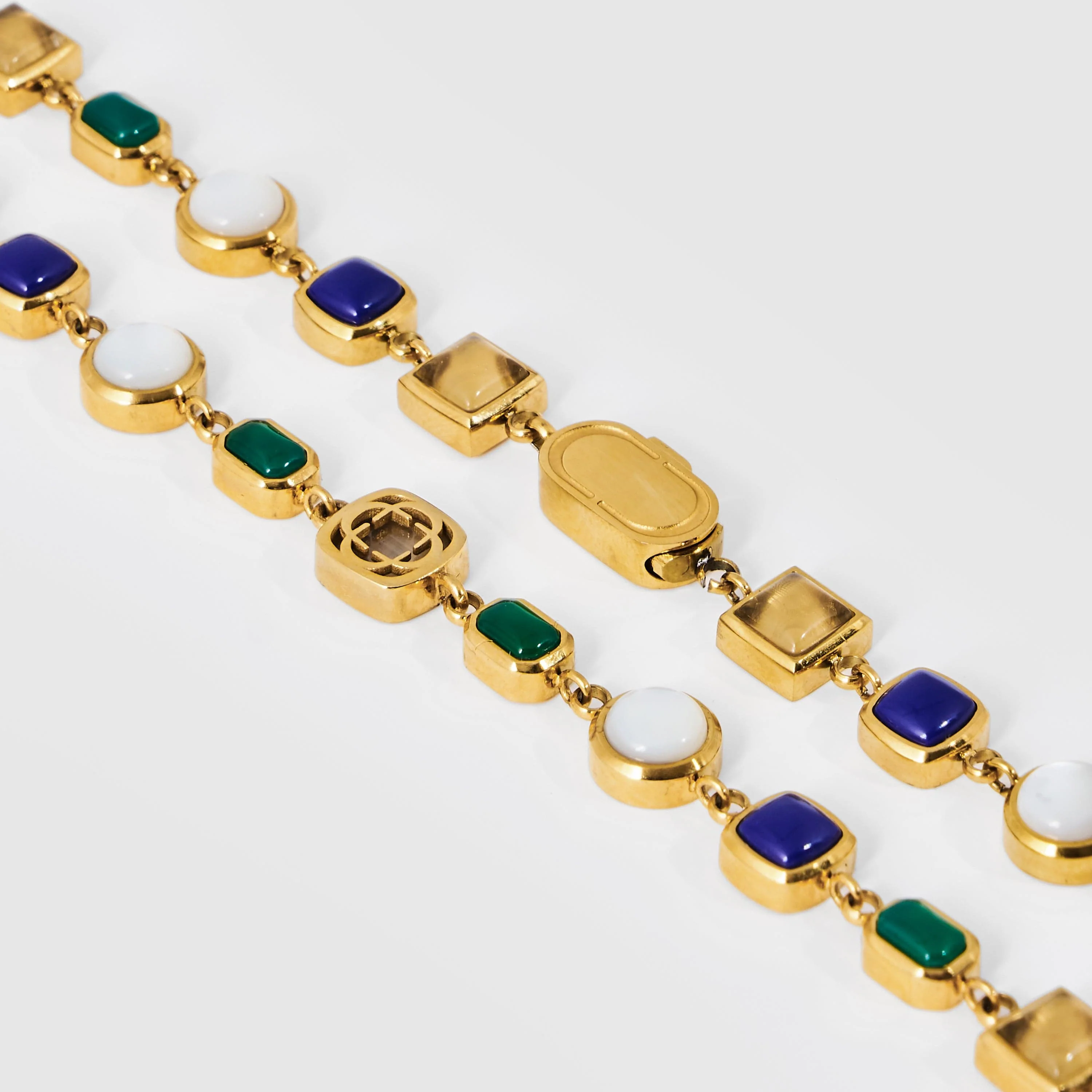 Blue Crystal Gemstone Set (Gold) - Image 5