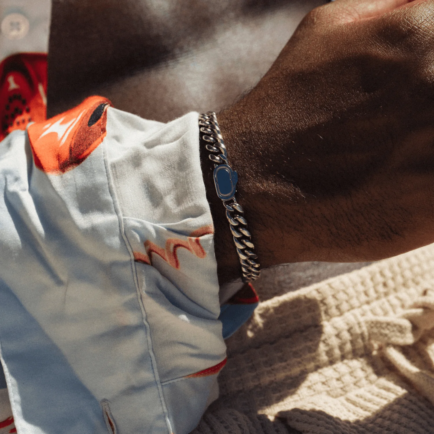 Cuban Bracelet (Silver) 8mm - Image 6