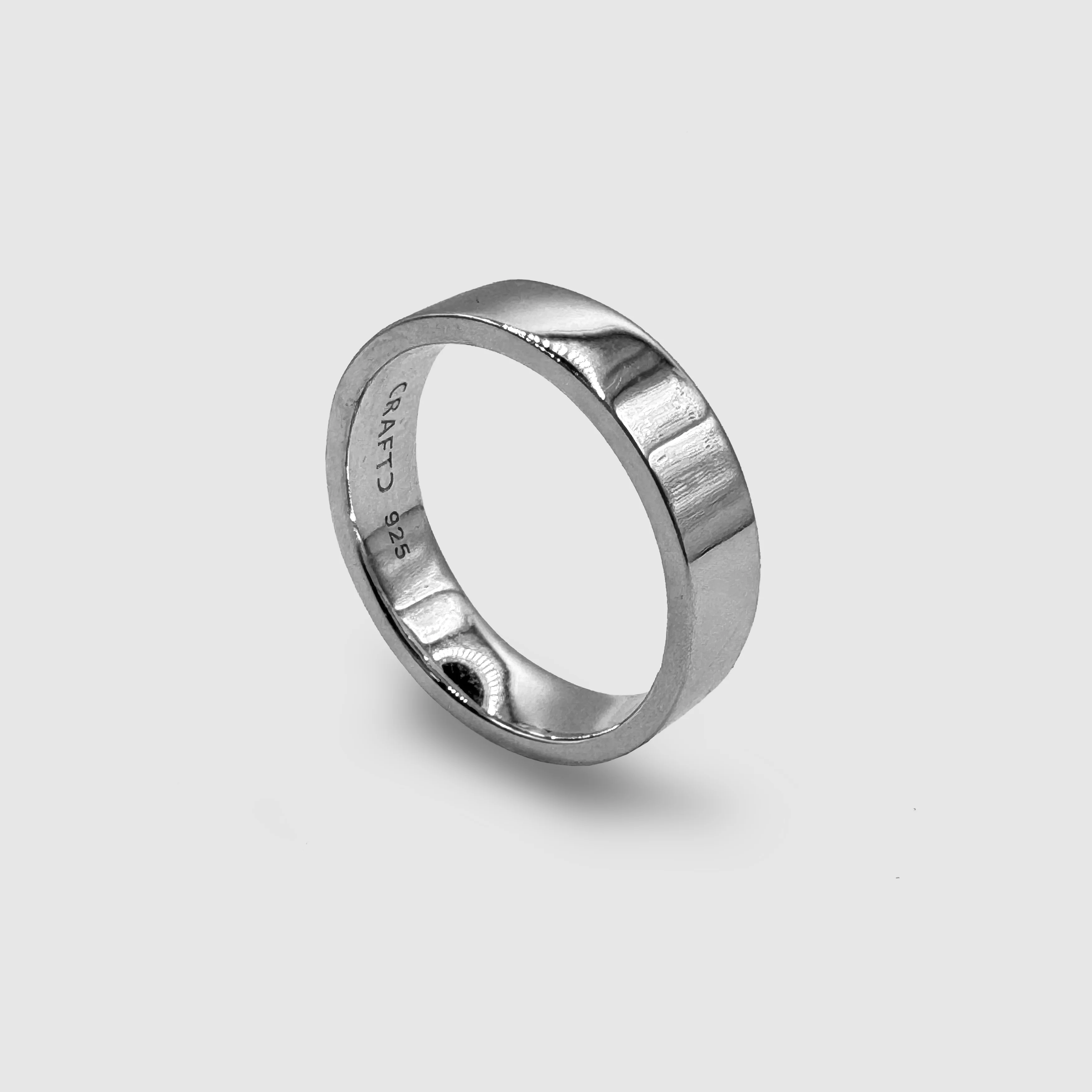 Flat Band Ring (Sterling Silver) 6mm - Image 4