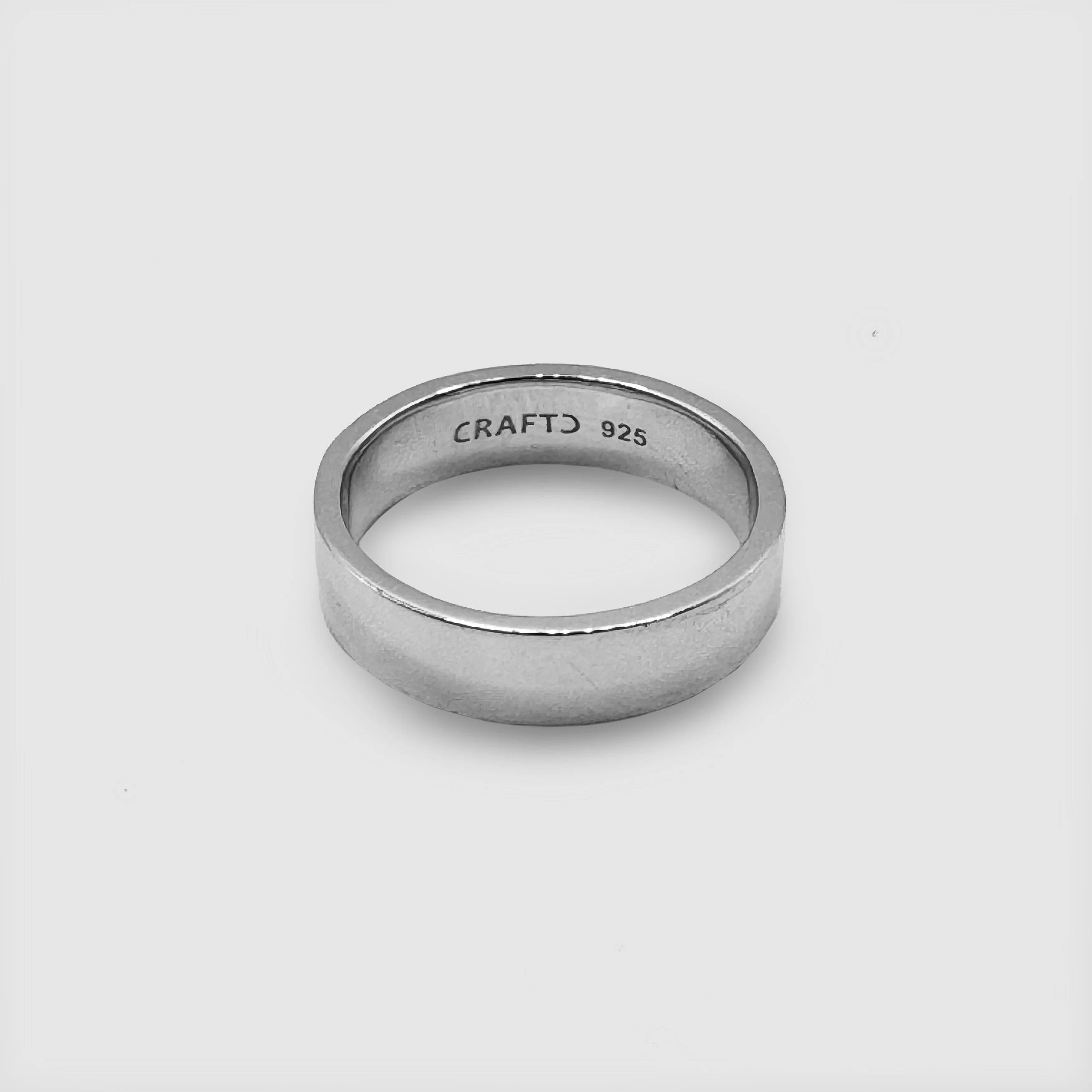 Flat Band Ring (Sterling Silver) 6mm - Image 5
