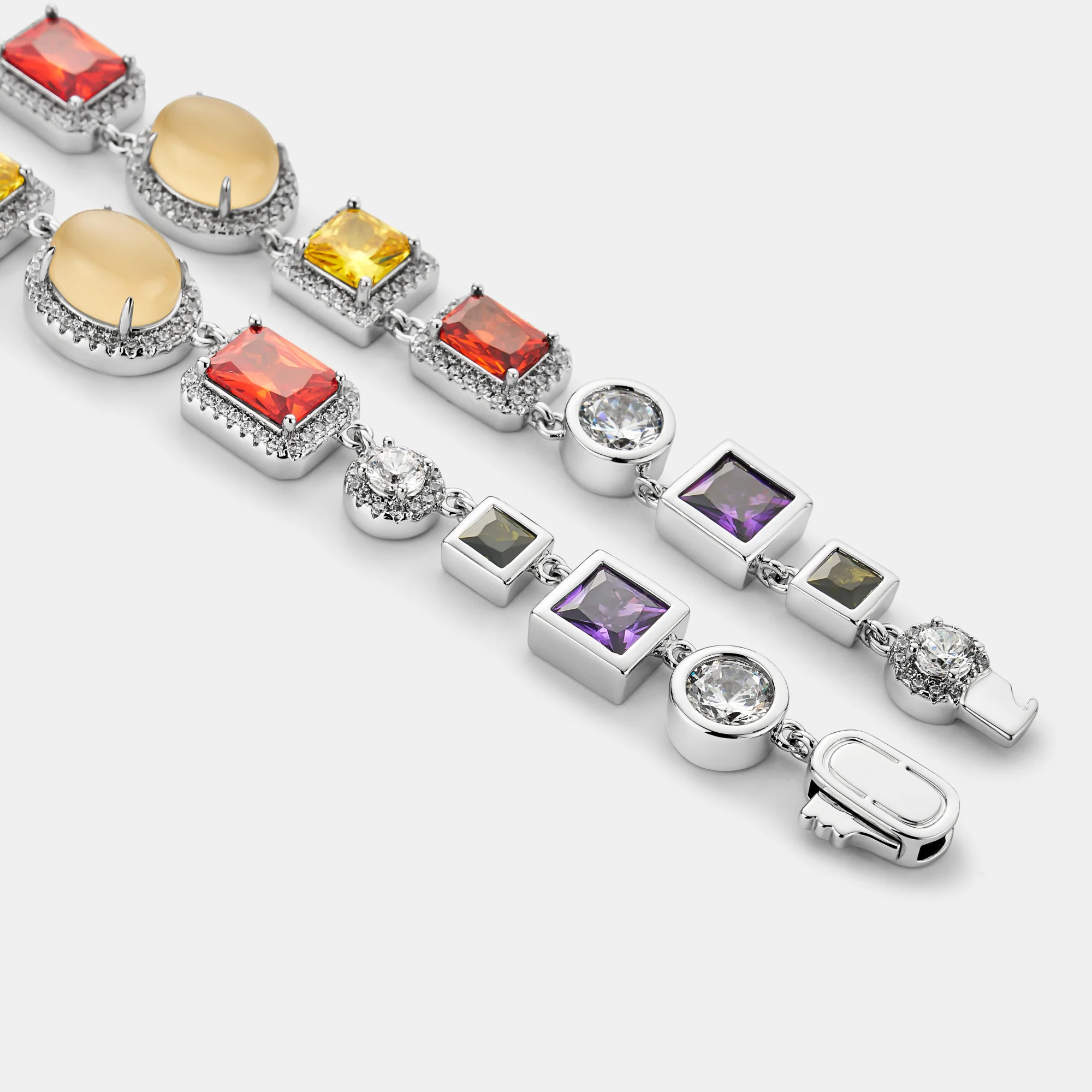 Gemstone Necklace (Silver) - Image 4