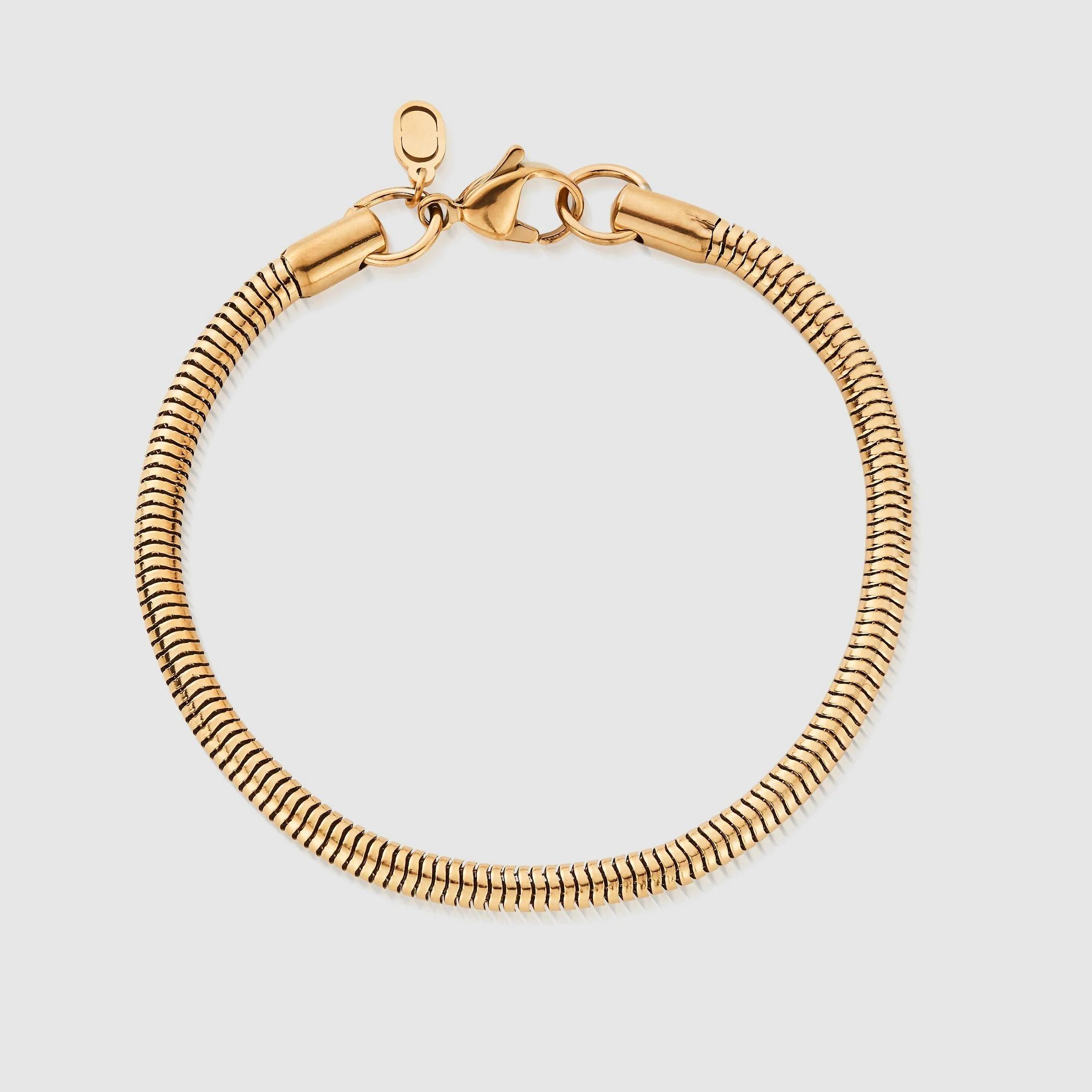 Snake Bracelet (Gold) 4mm - Image 3