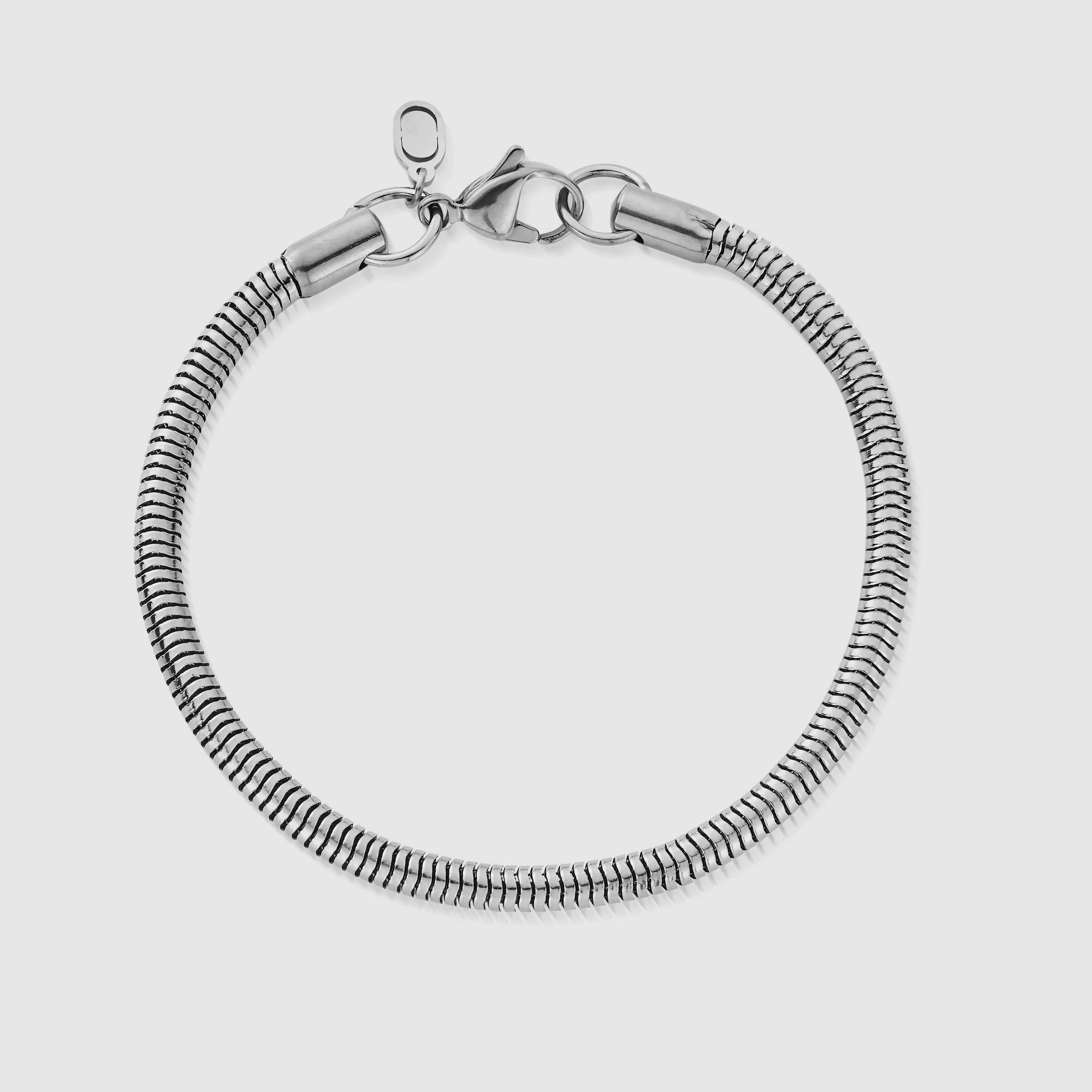 Snake Bracelet (Silver) 4mm - Image 3