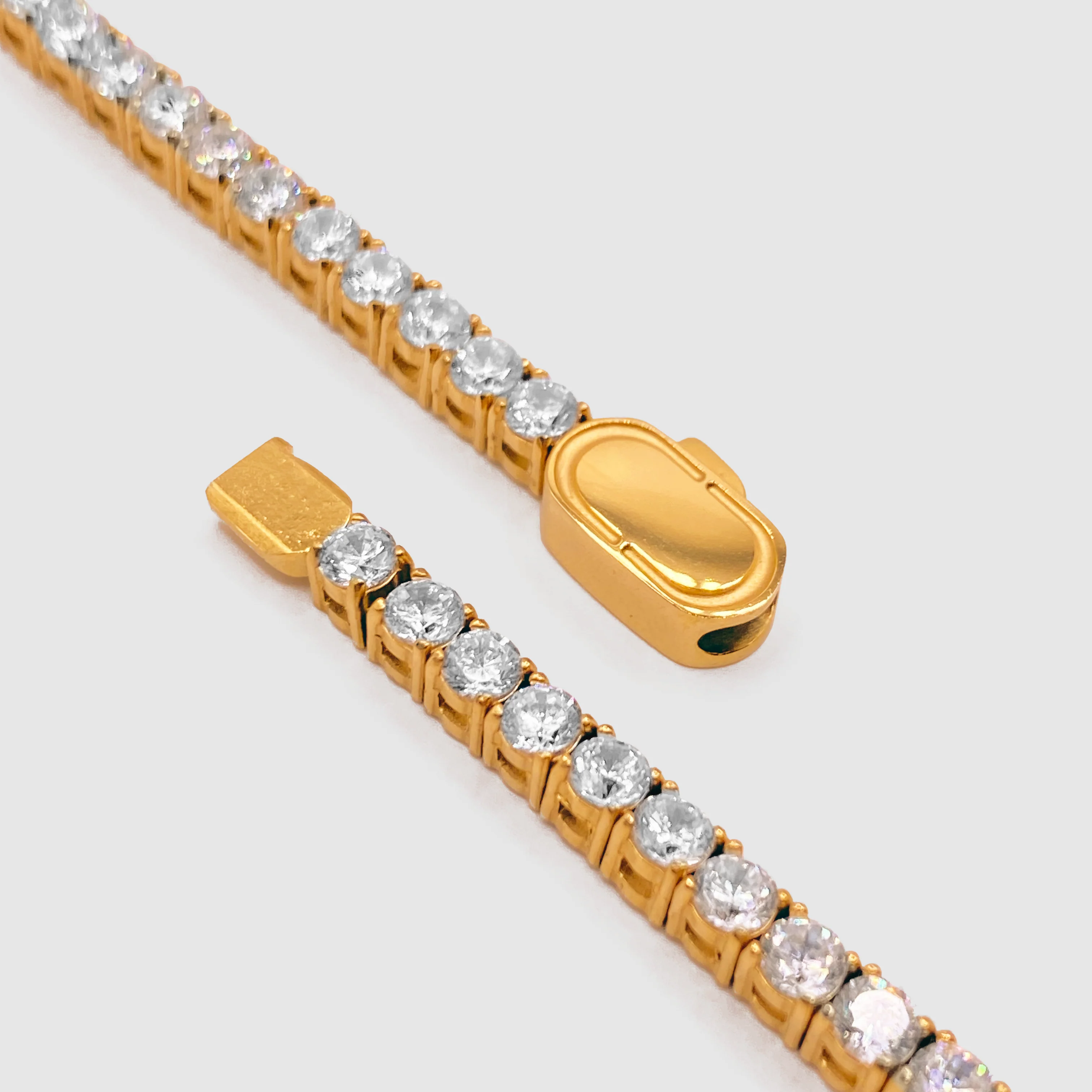 Tennis Chain (Gold) 3mm - Image 4